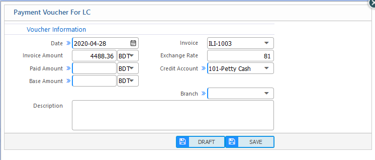 installation and setup of budget module